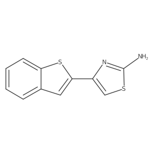 4-(1-Benzothiophen-2-yl)-1,3-thiazol-2-amine Structure