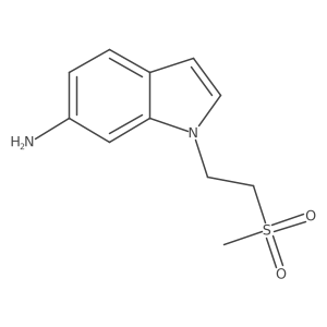 1-(2-(Methylsulfonyl)ethyl)-1H-indol-6-amine结构式
