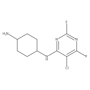 N1-(5-Chloro-2,6-difluoro-4-pyrimidinyl)-1,4-cyclohexanediamine Structure