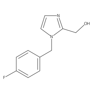 (1-(4-fluorobenzyl)-1H-imidazol-2-yl)methanol Structure