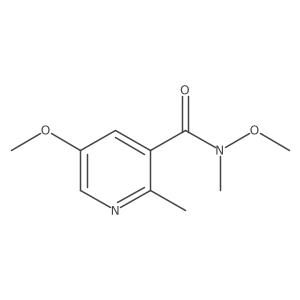 N,5-Dimethoxy-N,2-dimethylnicotinamide结构式