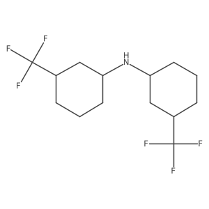 3-(trifluoromethyl)-N-[3-(trifluoromethyl)cyclohexyl]cyclohexan-1-amine结构式