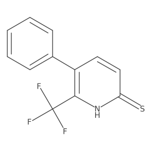 6-Mercapto-3-phenyl-2-(trifluoromethyl)pyridine Structure
