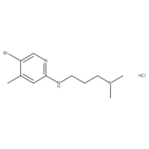 N1-(5-Bromo-4-methyl-2-pyridinyl)-N3,N3-dimethyl-1,3-propanediamine hydrochloride Structure