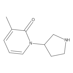 3-Methyl-1-(3-pyrrolidinyl)-2(1h)-pyridinone Structure
