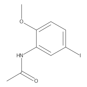 N-(5-iodo-2-methoxyphenyl)acetamide结构式
