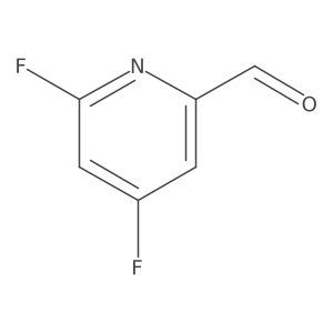 4,6-Difluoropicolinaldehyde结构式