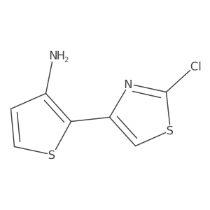2-(2-Chlorothiazol-4-yl)thiophen-3-amine Structure