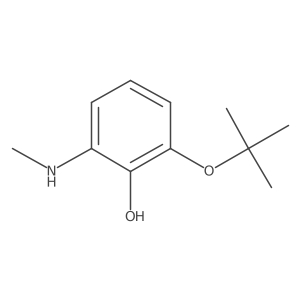 2-(Tert-butoxy)-6-(methylamino)phenol结构式