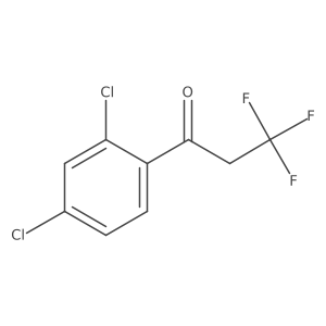 1-(2,4-Dichlorophenyl)-3,3,3-trifluoro-1-propanone Structure