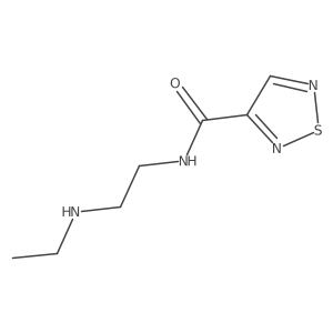 N-[2-(ethylamino)ethyl]-1,2,5-thiadiazole-3-carboxamide Structure