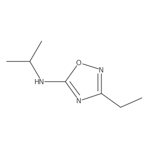 (3-Ethyl-[1,2,4]oxadiazol-5-YL)-isopropyl-amine Structure
