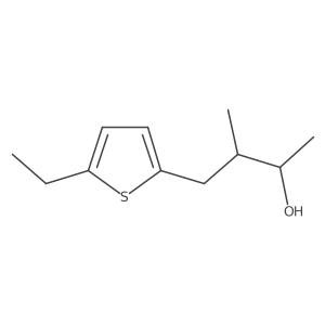4-(5-Ethylthiophen-2-yl)-3-methylbutan-2-ol Structure