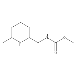 Carbamic acid, N-[(6-methyl-2-piperidinyl)methyl]-, methyl ester结构式