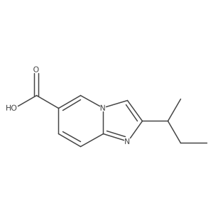 2-(Butan-2-yl)imidazo[1,2-a]pyridine-6-carboxylic acid Structure
