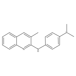 N1,N1-Dimethyl-N4-(3-methyl-2-quinolinyl)-1,4-benzenediamine结构式