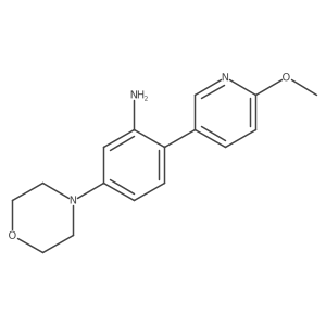 2-(6-Methoxypyridin-3-yl)-5-morpholinoaniline Structure