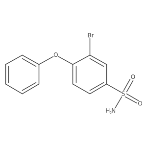 3-Bromo-4-phenoxybenzenesulfonamide Structure