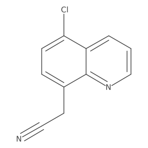 2-(5-Chloroquinolin-8-yl)acetonitrile结构式