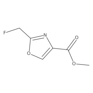 2-Fluoromethyl-oxazole-4-carboxylic acid methyl ester Structure