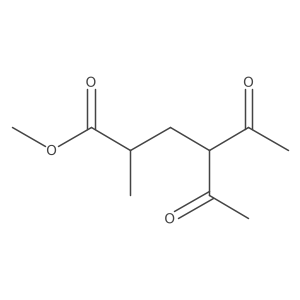 Methyl 4-acetyl-2-methyl-5-oxohexanoate Structure