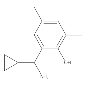 2-[Amino(cyclopropyl)methyl]-4,6-dimethylphenol Structure