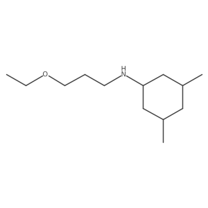 N-(3-ethoxypropyl)-3,5-dimethylcyclohexan-1-amine结构式