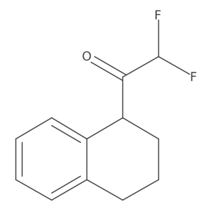 2,2-Difluoro-1-(1,2,3,4-tetrahydronaphthalen-1-yl)ethan-1-one Structure