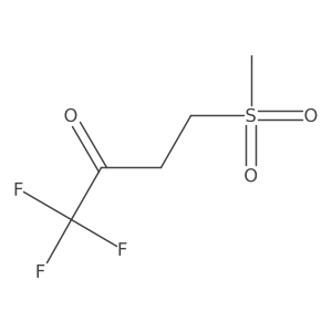 1,1,1-Trifluoro-4-(methylsulfonyl)butan-2-one Structure