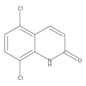 5,8-Dichloro-1,2-dihydroquinolin-2-one结构式