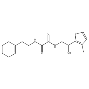 N1-(2-(cyclohex-1-en-1-yl)ethyl)-N2-(2-hydroxy-2-(3-methylthiophen-2-yl)ethyl)oxalamide Structure