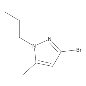 3-Bromo-5-methyl-1-propyl-1H-pyrazole Structure