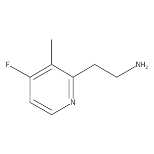 2-(4-Fluoro-3-methylpyridin-2-YL)ethanamine Structure
