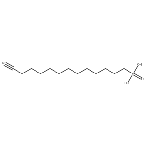 12-Cyanododecylphosphonic acid Structure
