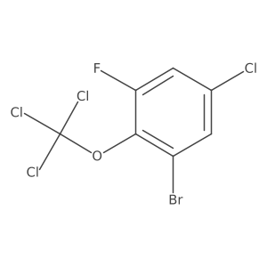 1-Bromo-5-chloro-3-fluoro-2-(trichloromethoxy)benzene Structure