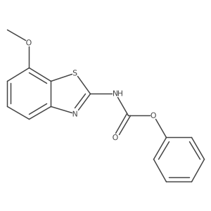phenyl N-(7-methoxy-1,3-benzothiazol-2-yl)carbamate Structure