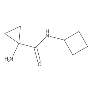 1-Amino-cyclopropanecarboxylic acid cyclobutylamide Structure