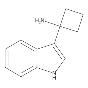 1-(1H-indol-3-yl)cyclobutan-1-amine Structure