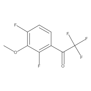 1-(2,4-Difluoro-3-methoxyphenyl)-2,2,2-trifluoroethanone Structure
