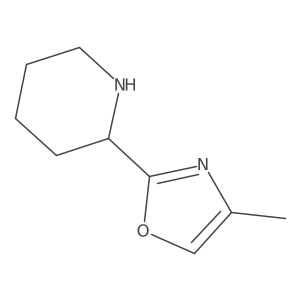 4-Methyl-2-(piperidin-2-yl)oxazole Structure