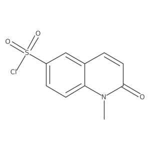 1-Methyl-2-oxo-1,2-dihydroquinoline-6-sulfonyl chloride Structure