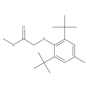 Methyl 2-(2,6-di-tert-butyl-4-methylphenoxy)acetate Structure
