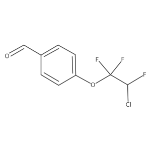 4-(2-Chloro-1,1,2-trifluoroethoxy)benzaldehyde结构式