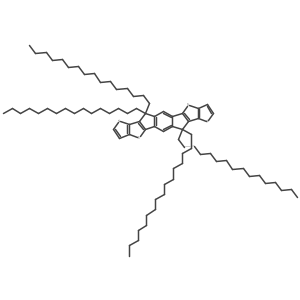 12,12,24,24-Tetrahexadecyl-5,9,17,21-tetrathiaheptacyclo[13.9.0.03,13.04,11.06,10.016,23.018,22]tetracosa-1(15),2,4(11),6(10),7,13,16(23),18(22),19-nonaene Structure