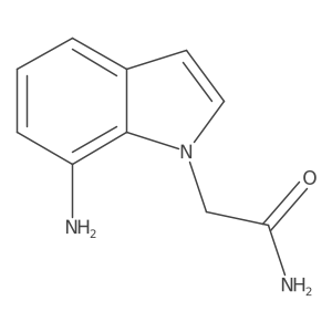 2-(7-Amino-1h-indol-1-yl)acetamide结构式
