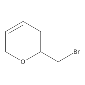 2-(Bromomethyl)-3,6-dihydro-2H-pyran结构式