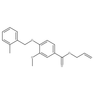 Allyl 3-methoxy-4-((2-methylbenzyl)oxy)benzoate Structure