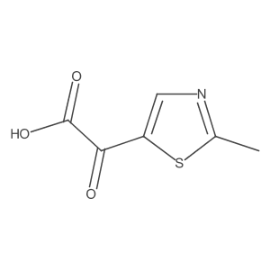 2-(2-Methyl-1,3-thiazol-5-yl)-2-oxoacetic acid结构式