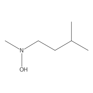 N-methyl-N-(3-methylbutyl)hydroxylamine结构式
