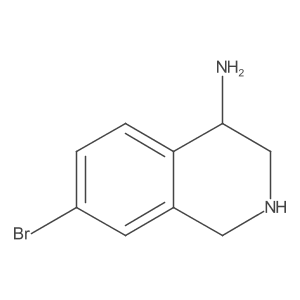 7-Bromo-1,2,3,4-tetrahydroisoquinolin-4-amine Structure